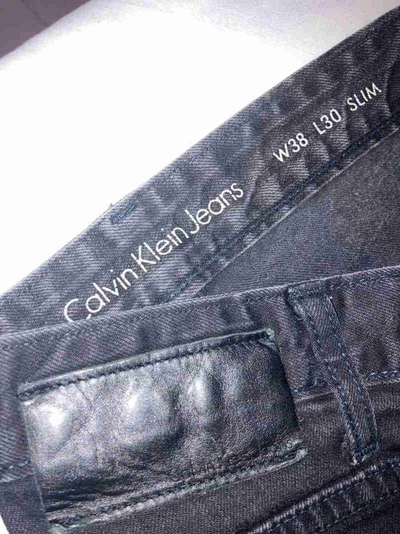 Jeans Calvin Klein Negro W38 L30 Slim, foto 2 de 2