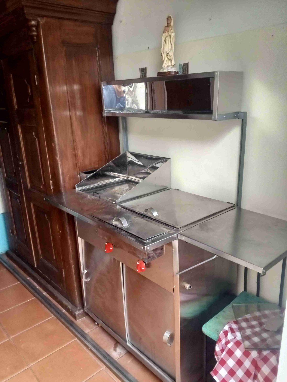 Carrito de comida rápida de acero inoxidable, foto 5 de 5