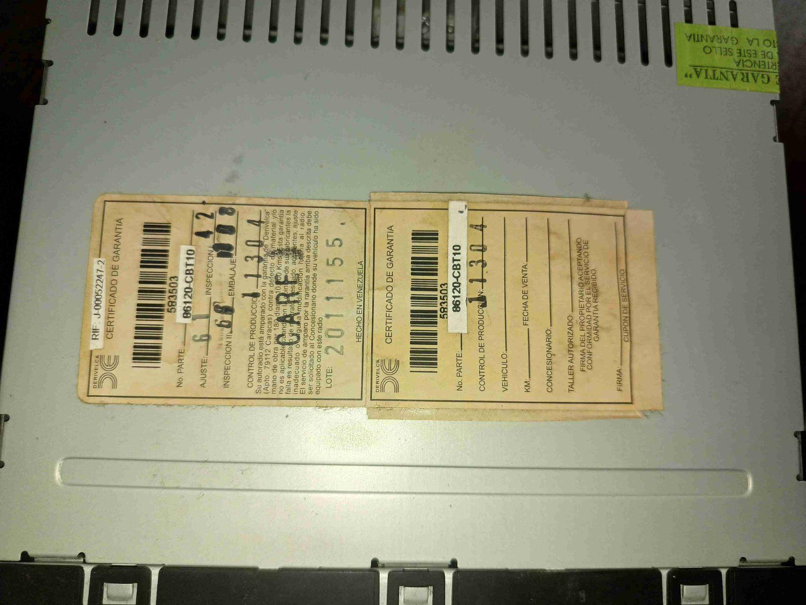 Reproductor toyota, foto 3 de 3