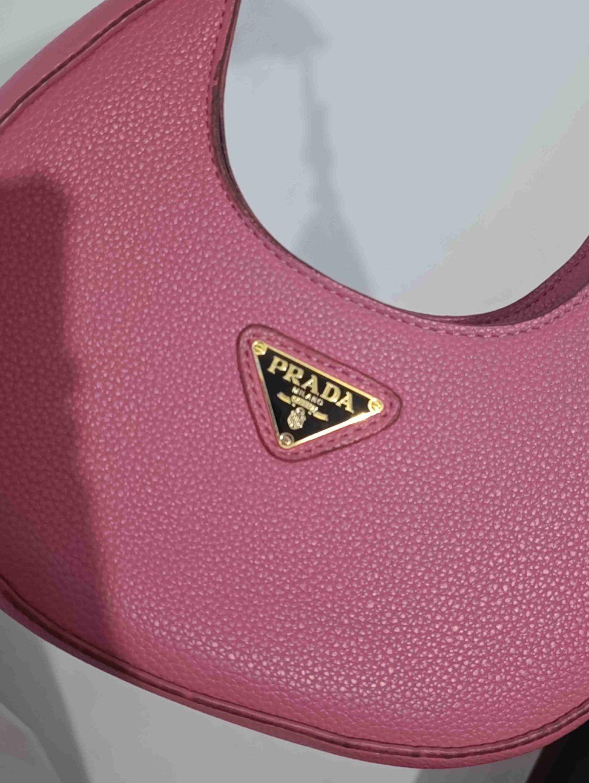 Cartera Prada Rosa de Cuero, foto 2 de 2