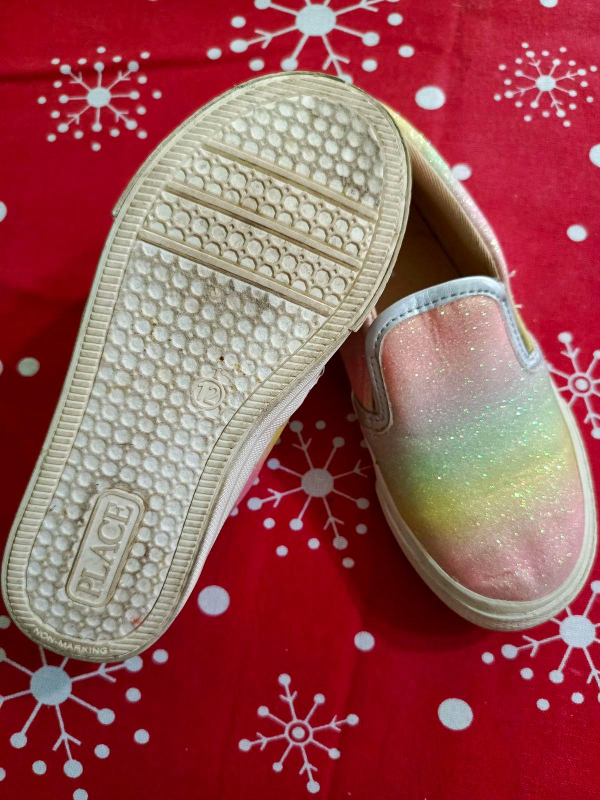 Zapatos slip-on multicolor con brillo, foto 4 de 4