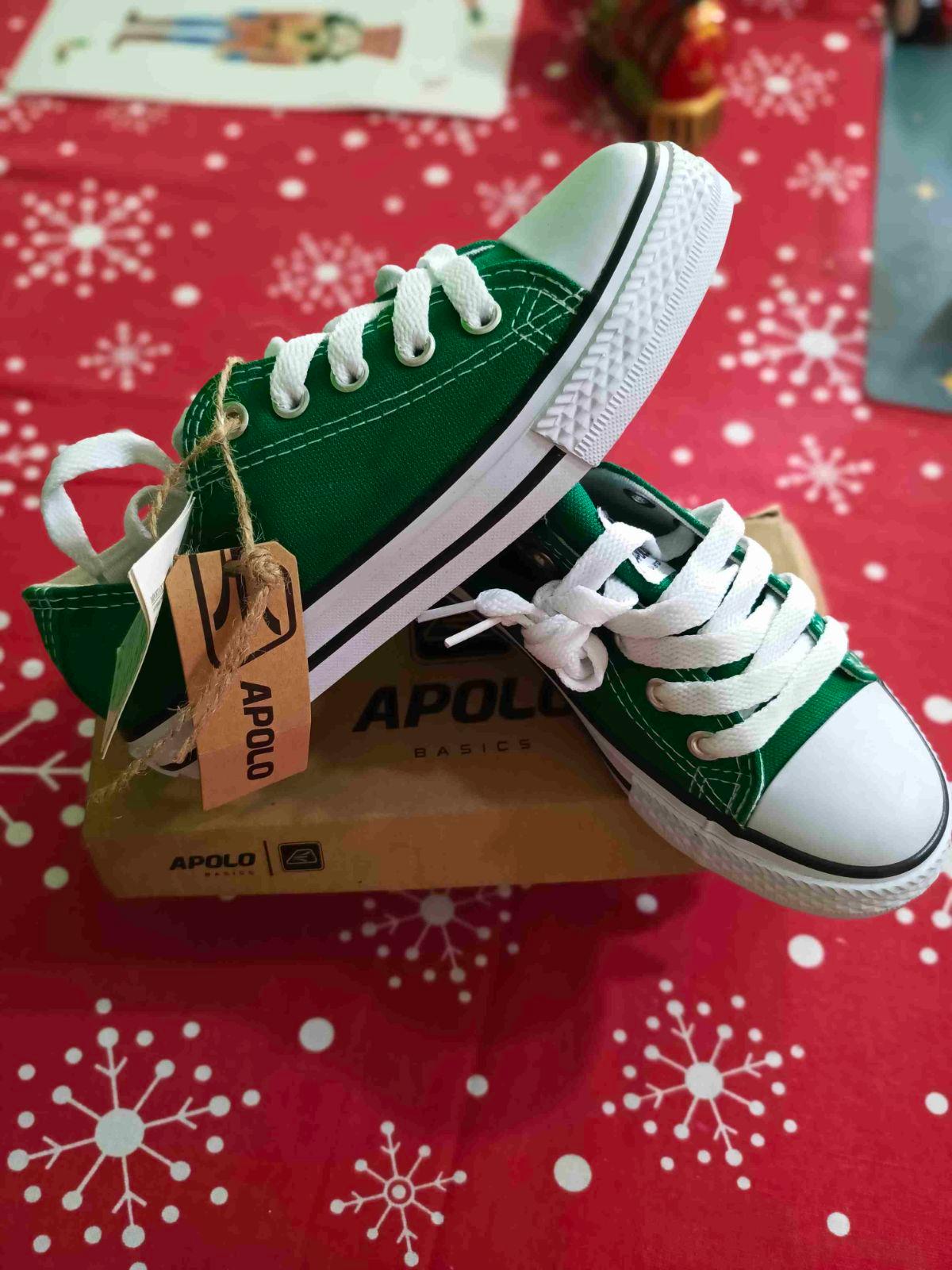 Zapatos deportivos verdes Apolo tipo converse, foto 2 de 2