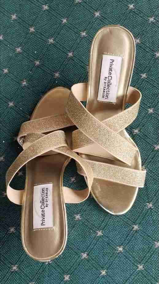 Sandalias Doradas con Tacón Private Collection, foto 3 de 6