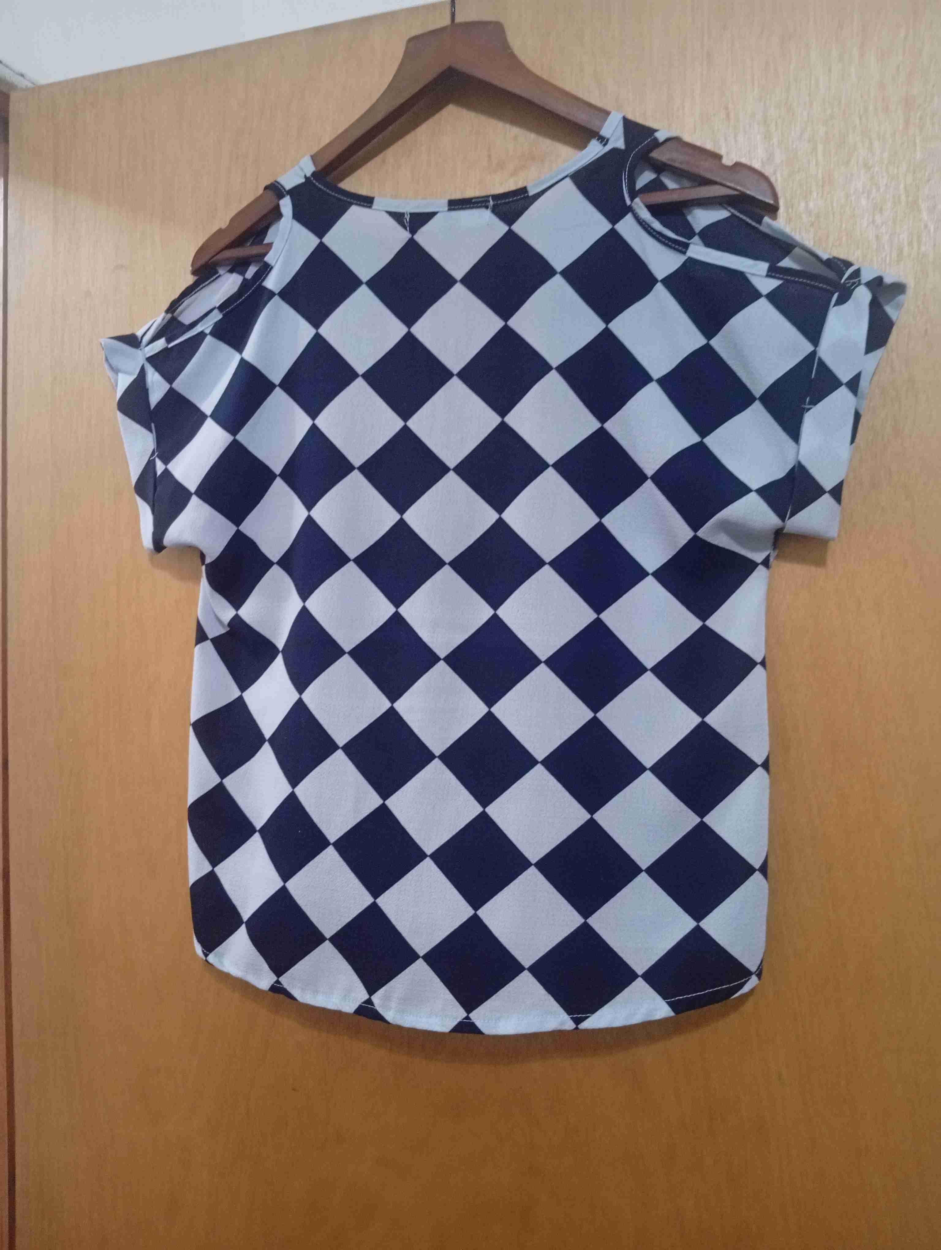 Camisa estampada rombos, foto 3 de 3