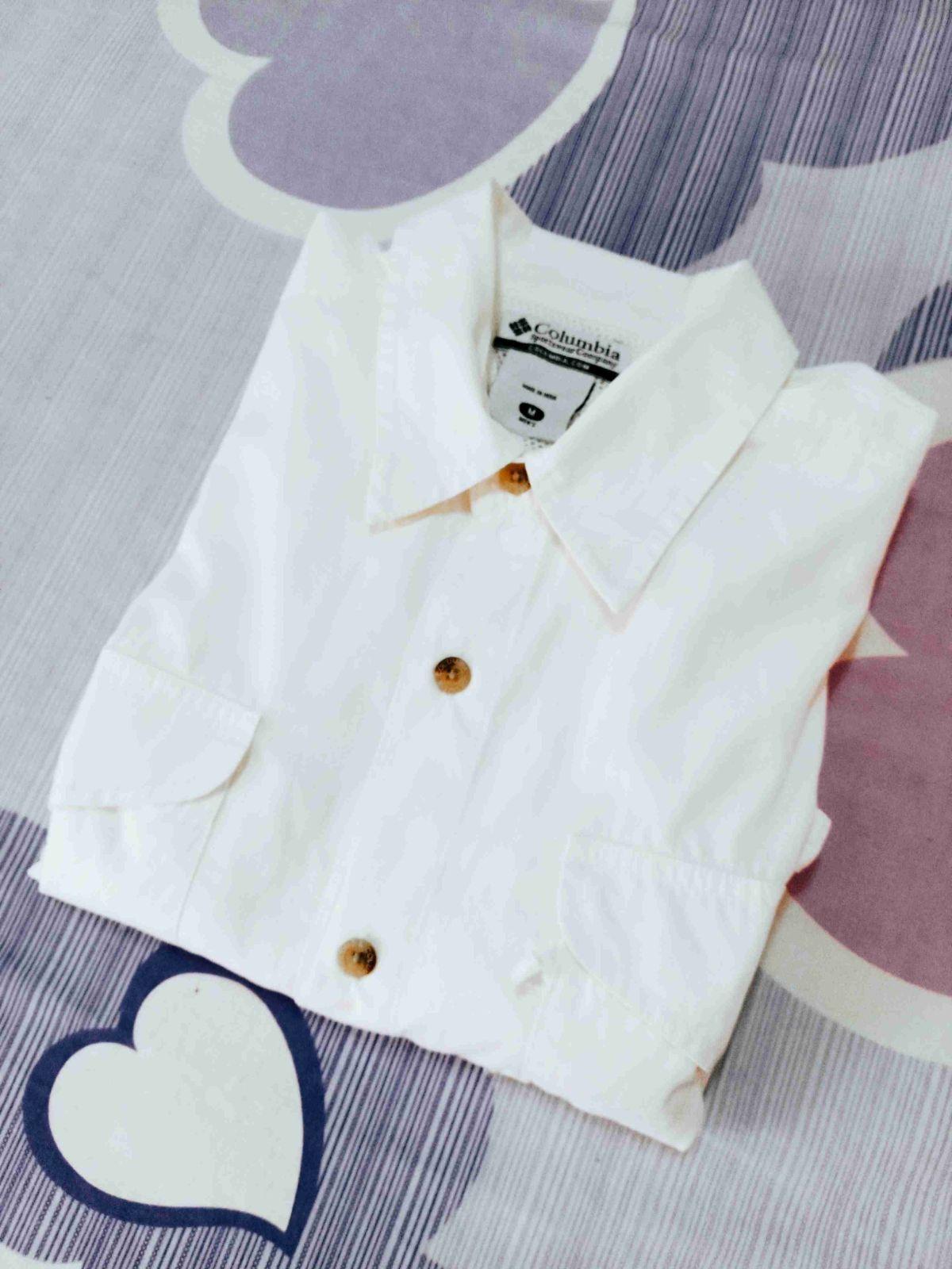 Camisa Columbia PFG de manga larga blanca para hombre talla M, foto 8 de 8