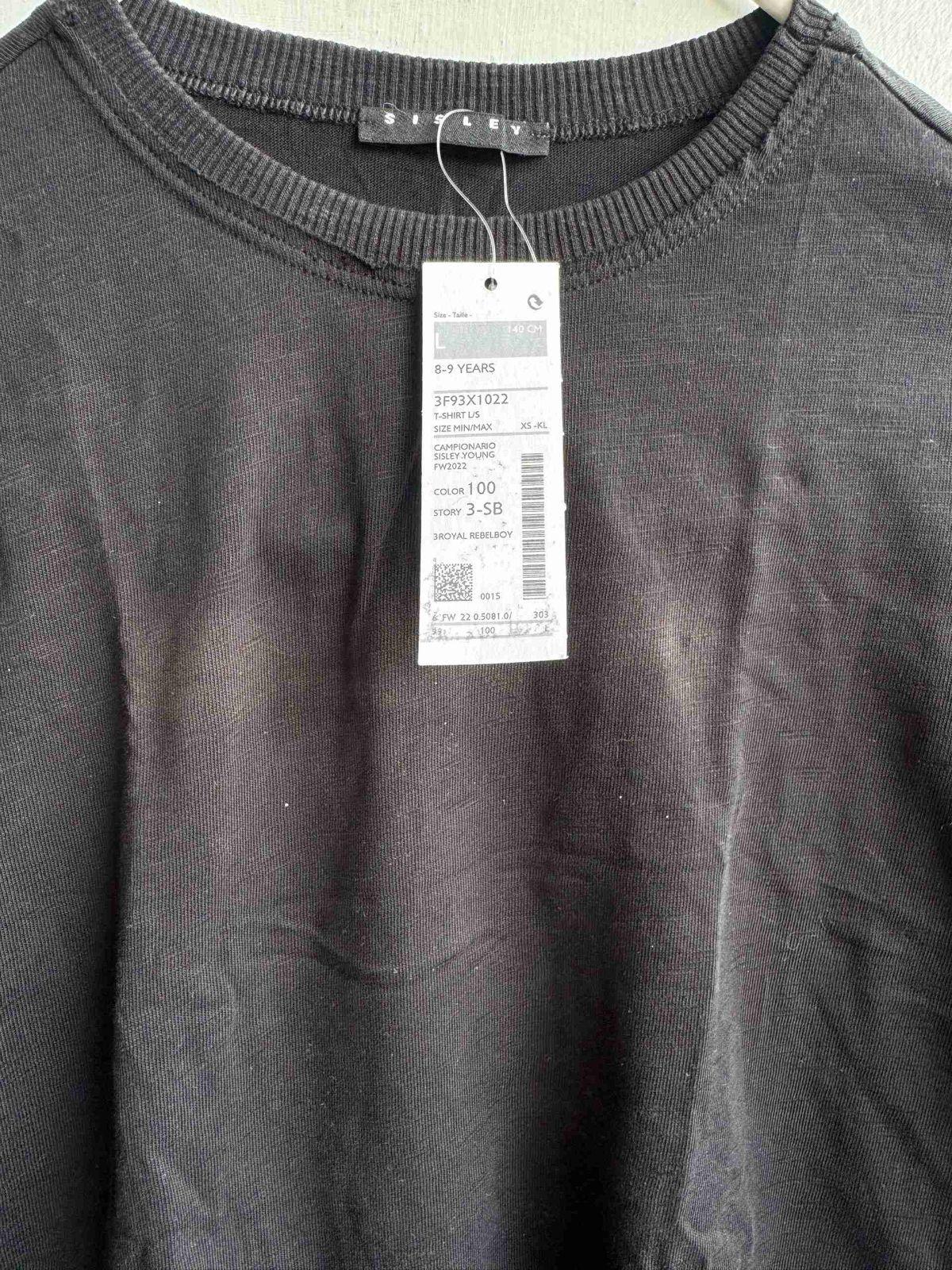 Camisa manga larga Sisley negra de niño, foto 2 de 2