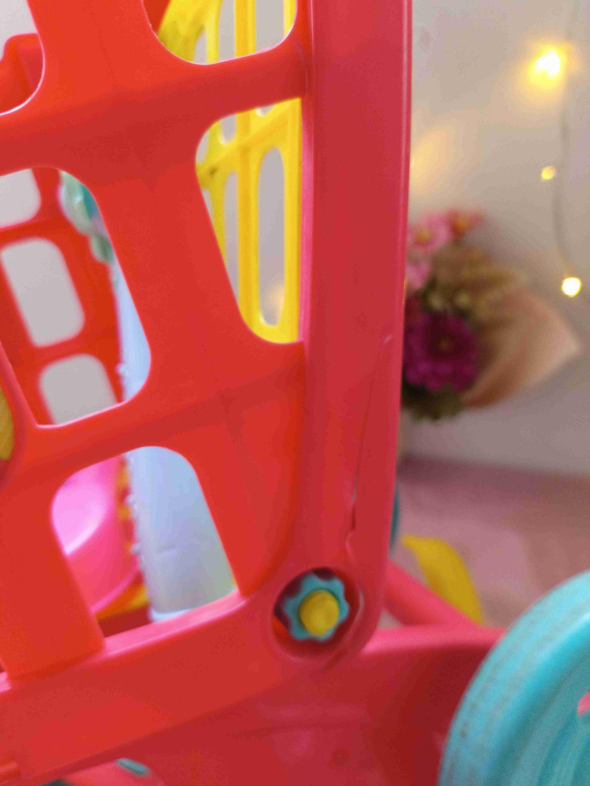 Carrito de compras de juguete con caja registradora y accesorios, foto 7 de 8
