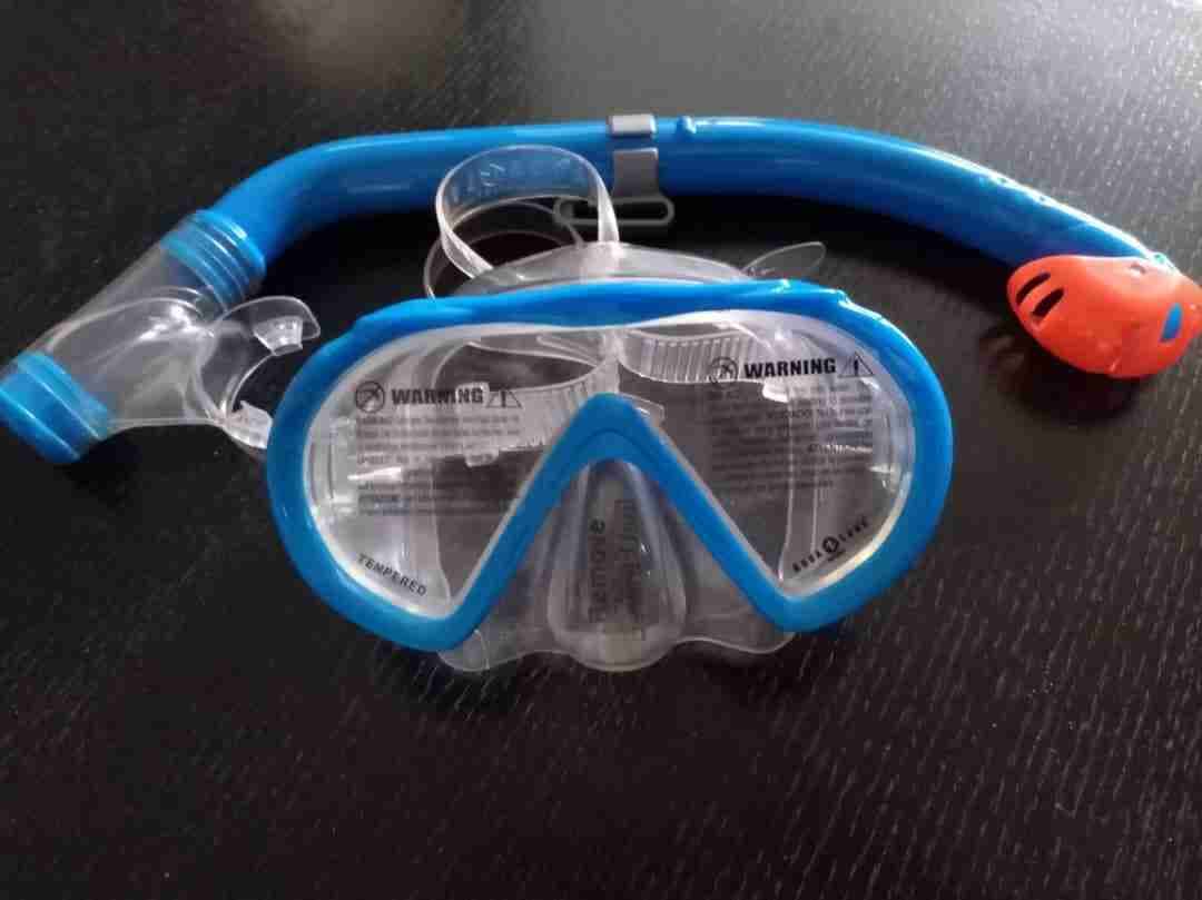 Máscara y Tubo de Snorkel Azul Aqua Lung, foto 4 de 4