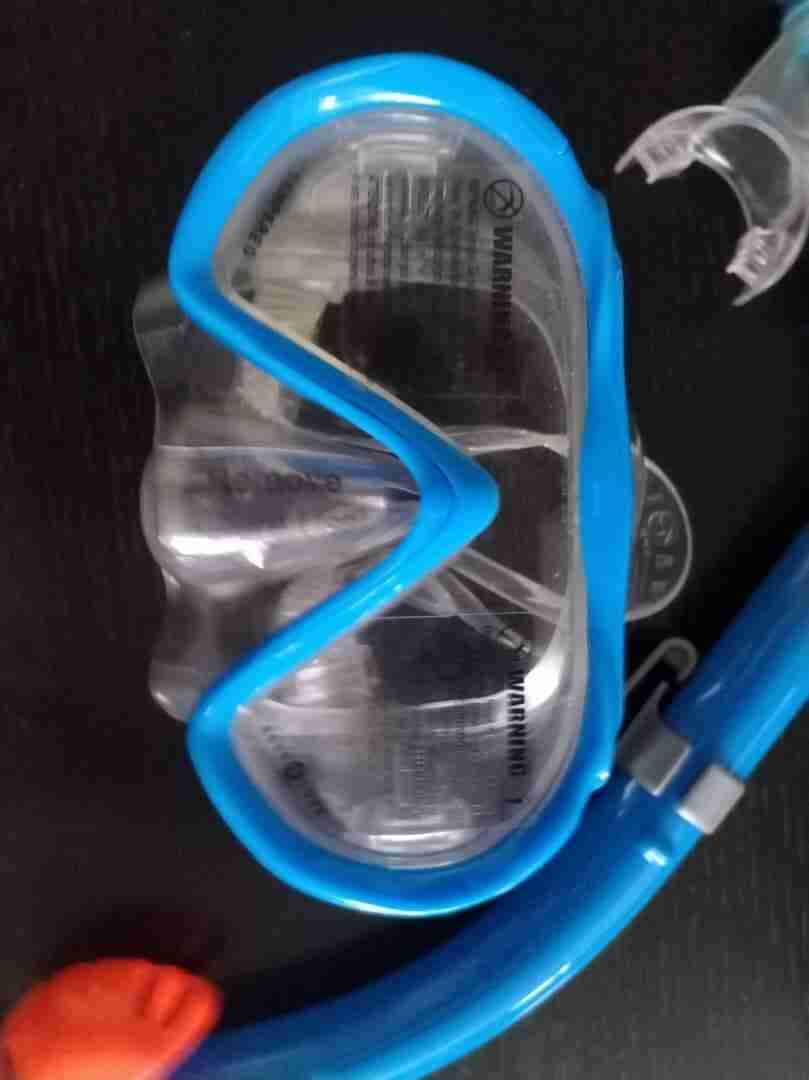 Máscara y Tubo de Snorkel Azul Aqua Lung, foto 2 de 4