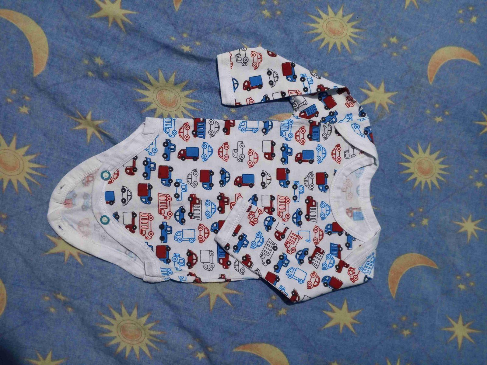 Body de manga larga para bebé estampado de carritos, foto 5 de 5