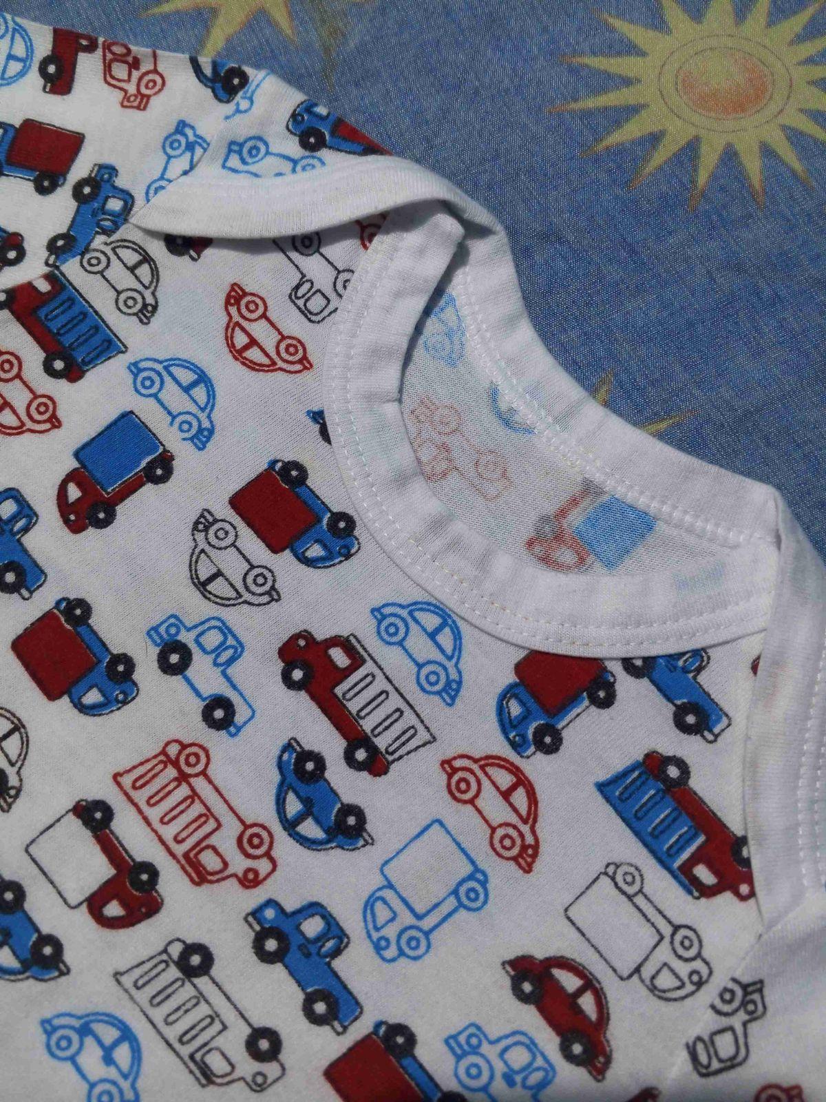 Body de manga larga para bebé estampado de carritos, foto 3 de 5