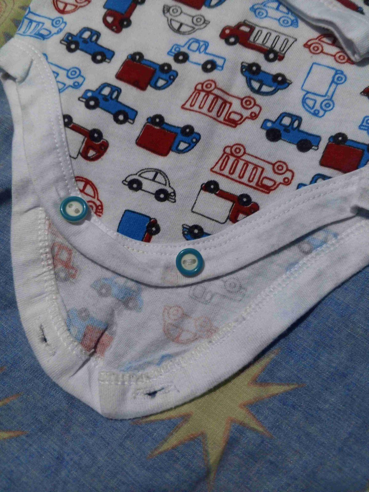 Body de manga larga para bebé estampado de carritos, foto 4 de 5