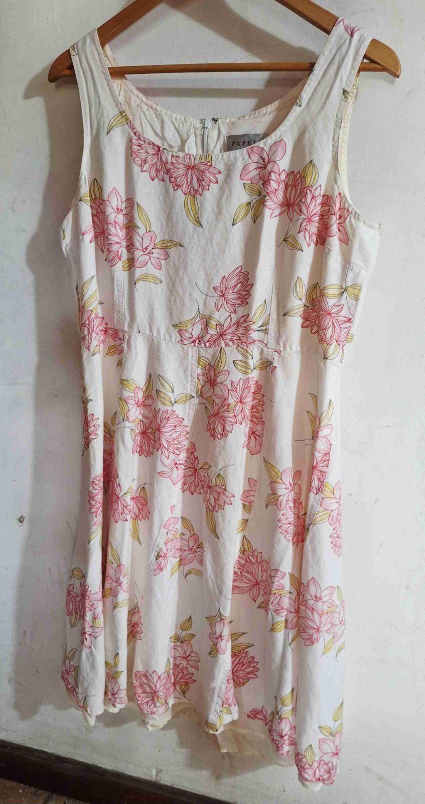Vestido Blanco con Estampado Floral, foto 1 de 1