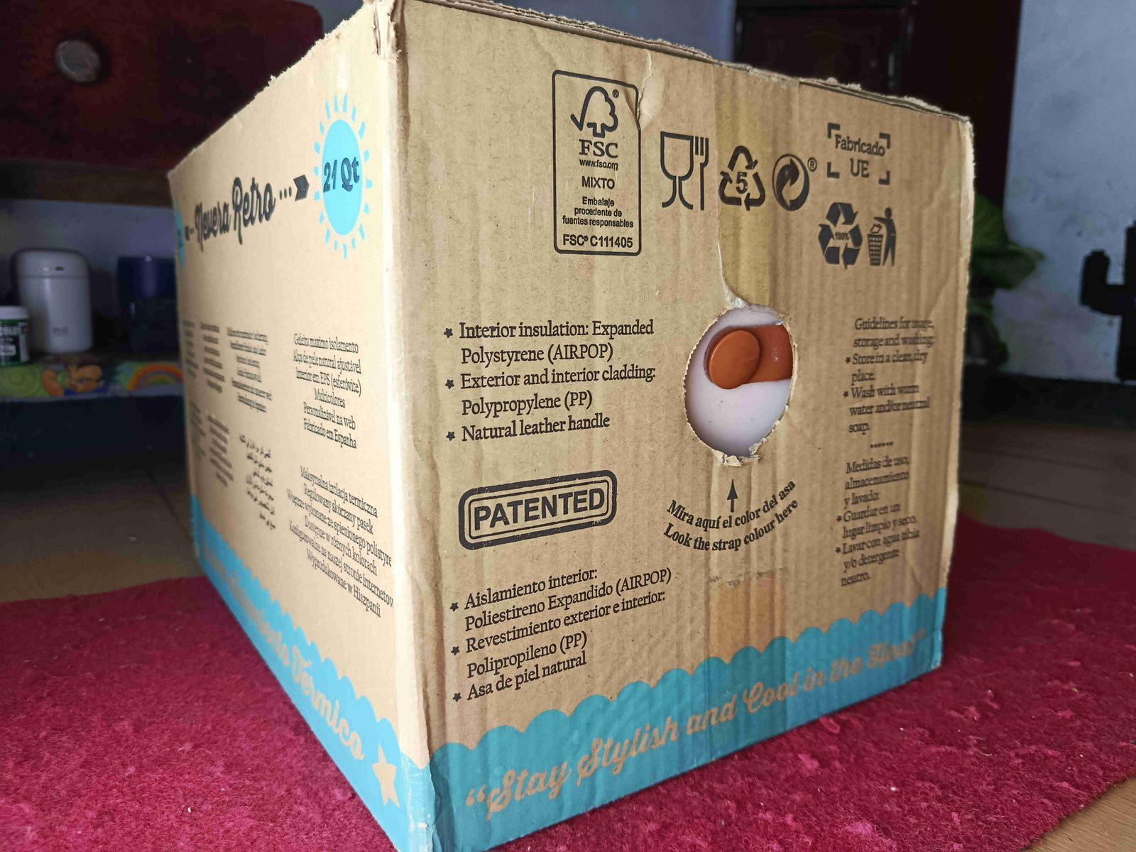 Nevera Portátil Polarbox Retro 20L Rosa con Caja, foto 2 de 6