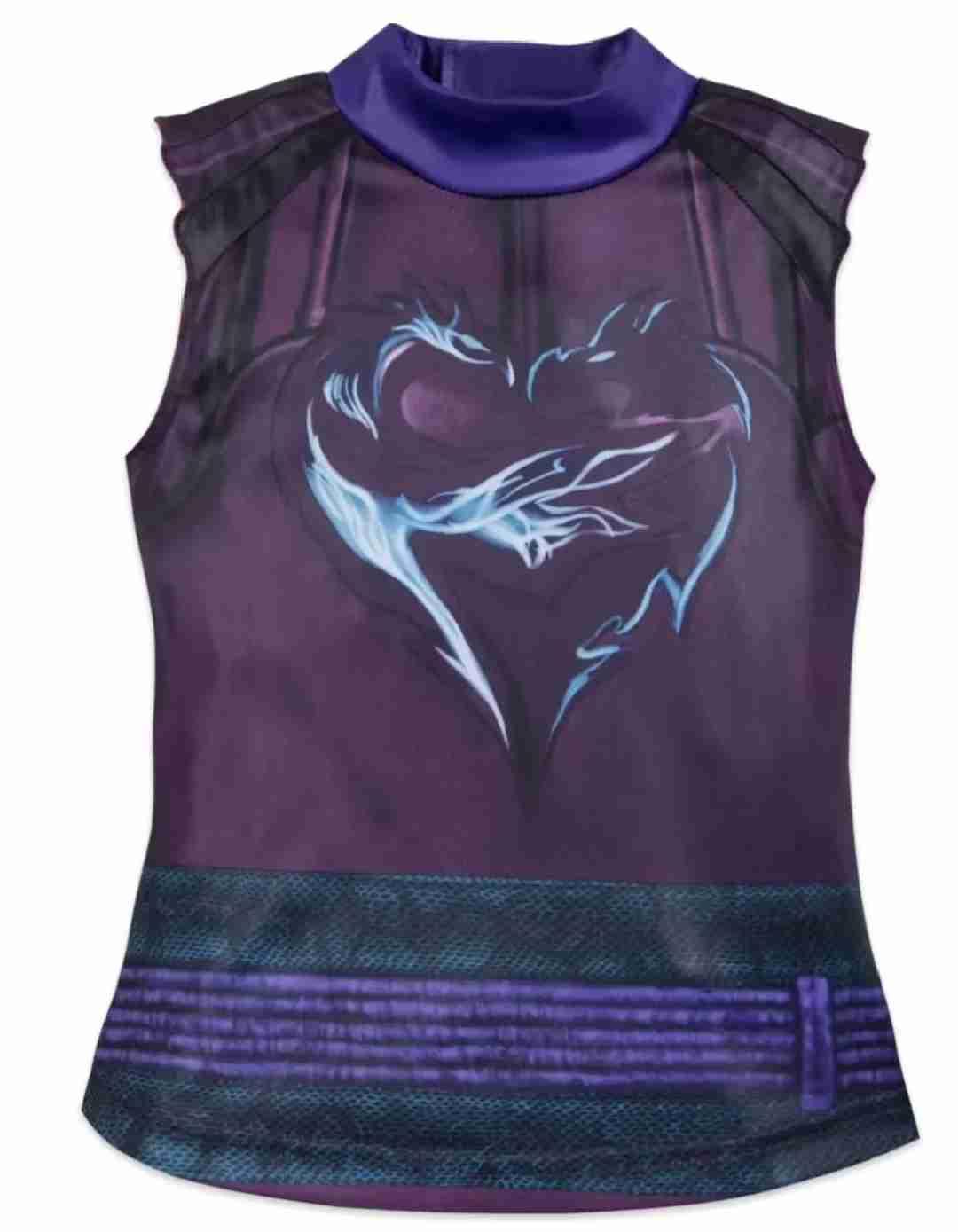 Disfraz de niña Descendientes azul y morado, foto 4 de 8