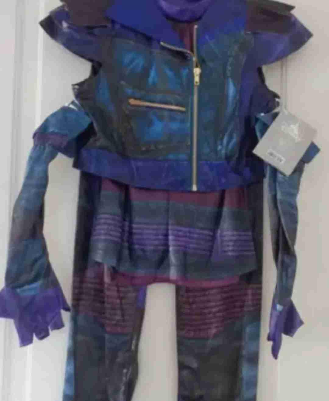 Disfraz de niña Descendientes azul y morado, foto 8 de 8