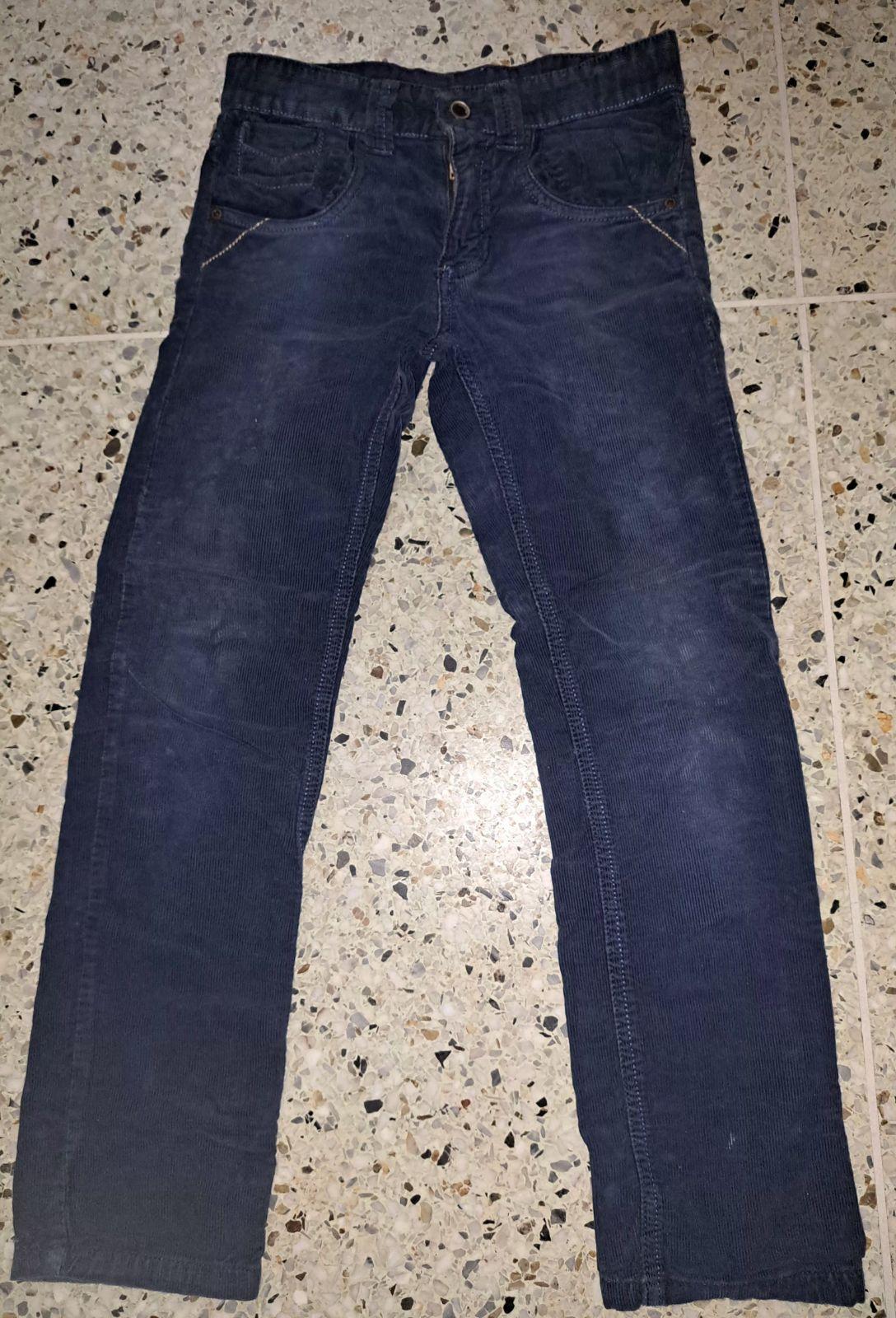 Pantalón azul oscuro de pana, foto 1 de 3