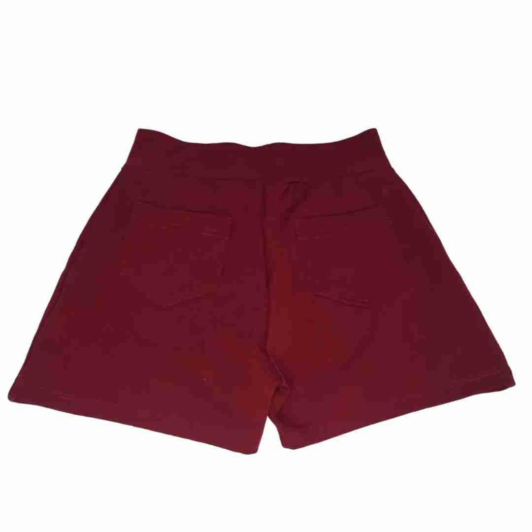 Short de mujer color vinotinto, foto 2 de 2