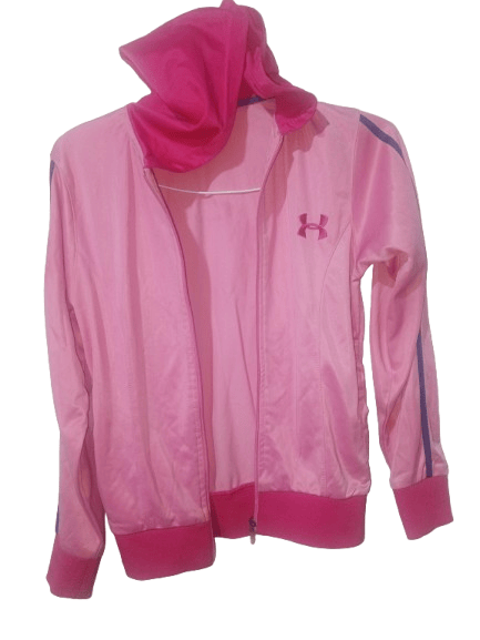 Chaqueta Deportiva Under Armour Rosa (Suéter con Cierre y Capucha) - Talla S, foto 2 de 3