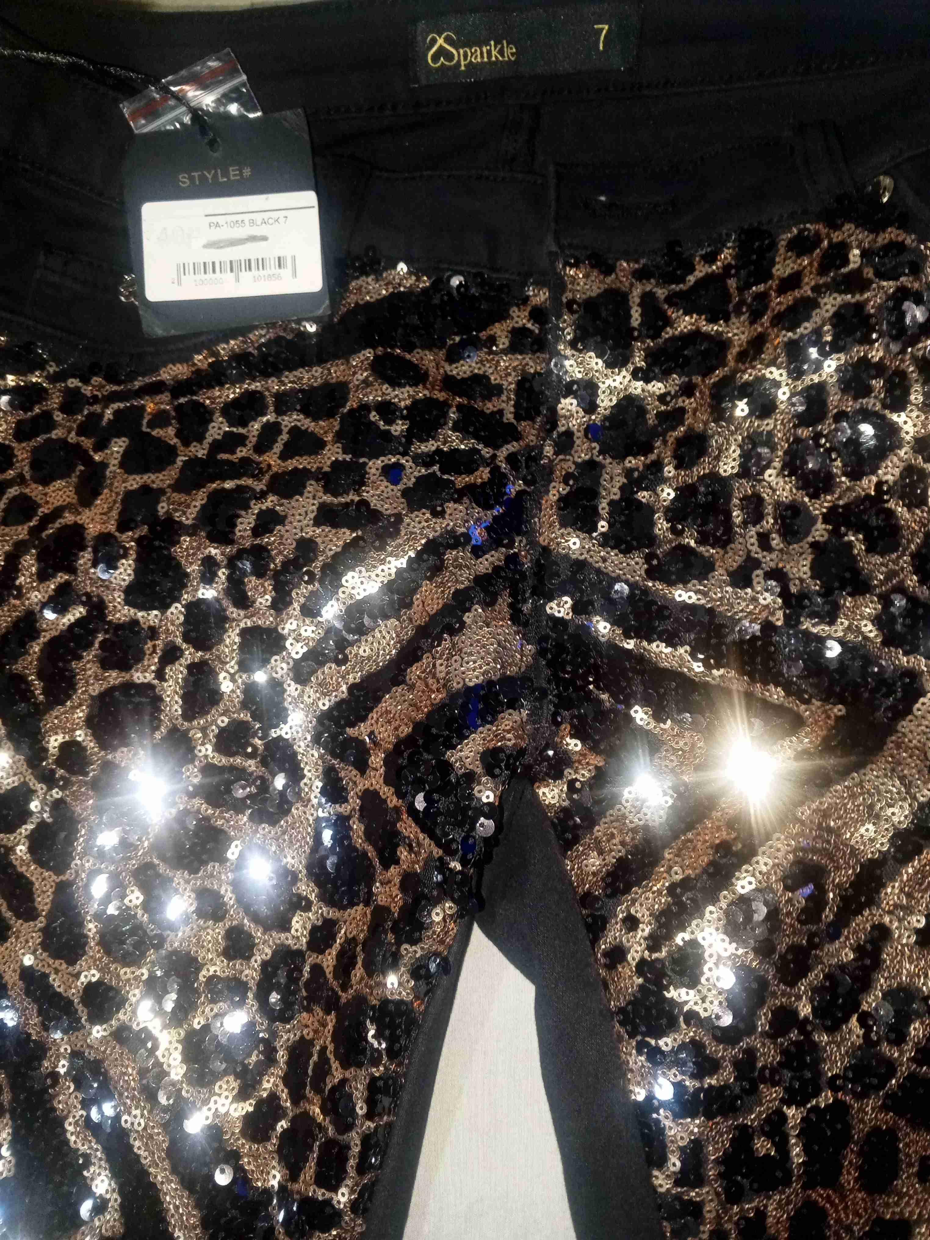 Pantalón de Lentejuelas Animal Print - Talla 7 (Nuevo - Largo Ideal 1.56m a 1.60m), foto 4 de 4