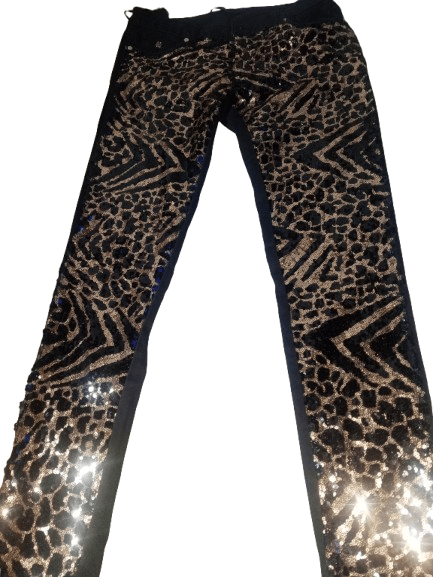 Pantalón de Lentejuelas Animal Print - Talla 7 (Nuevo - Largo Ideal 1.56m a 1.60m), foto 3 de 4