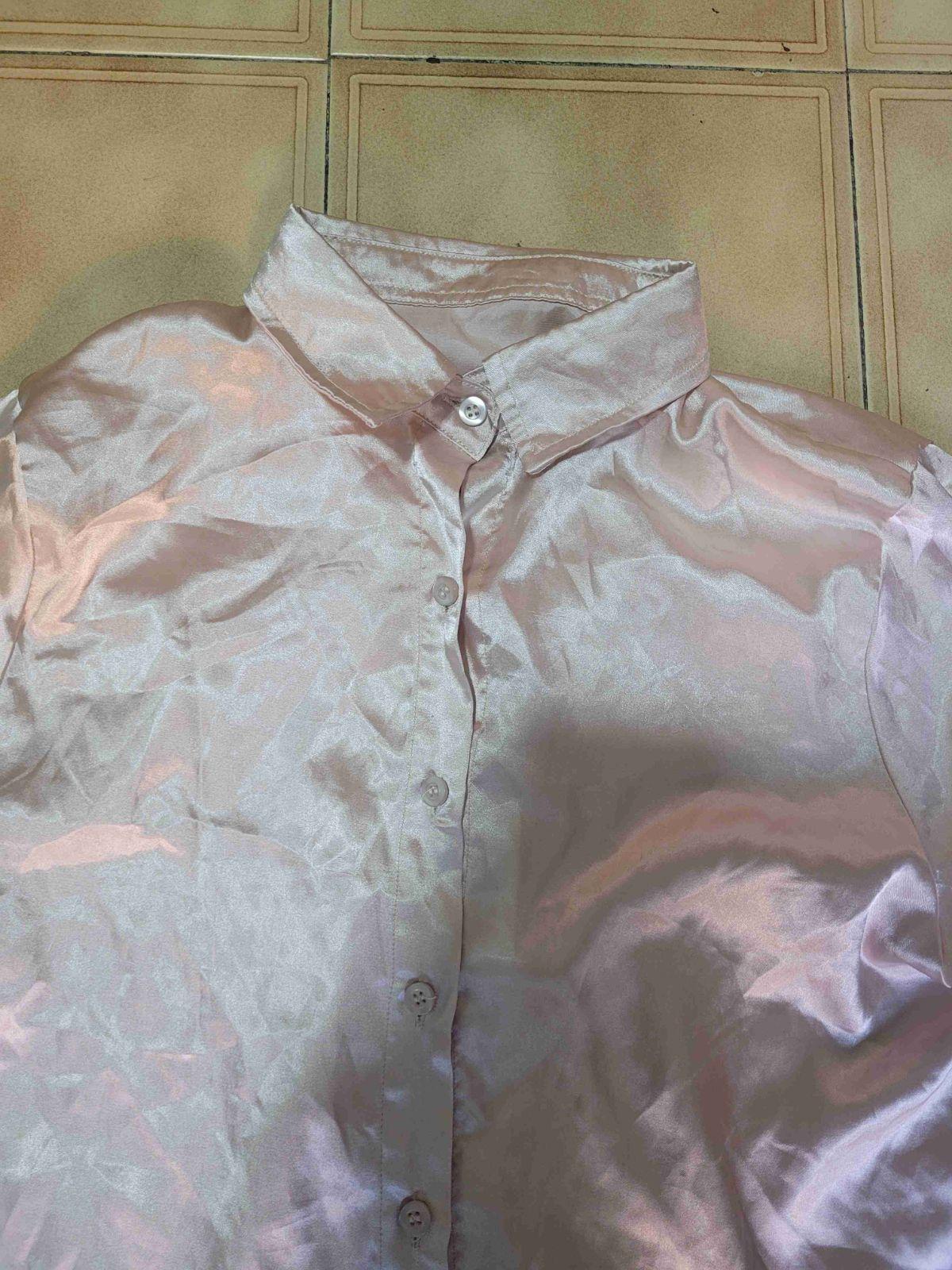 Camisa Satén Champán, foto 2 de 3