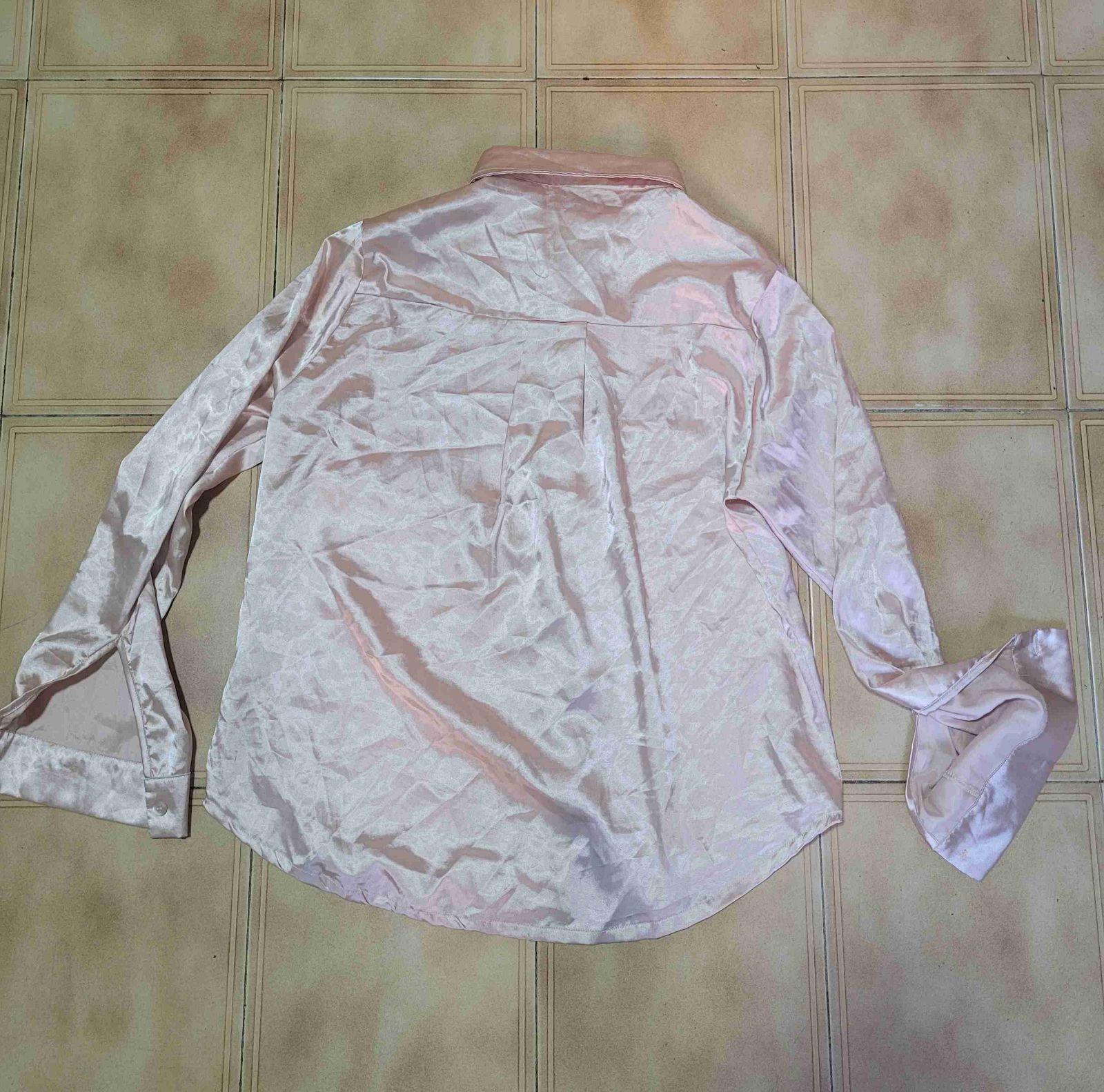 Camisa Satén Champán, foto 3 de 3