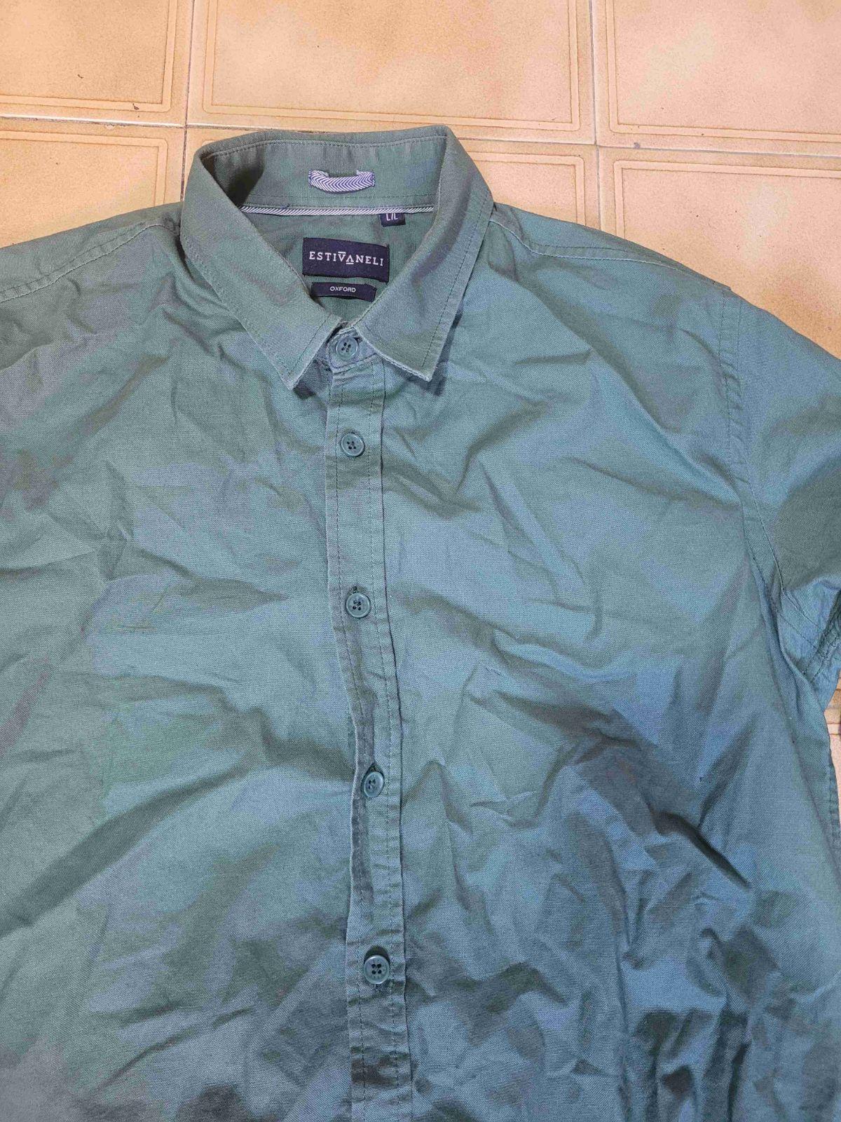 Camisa manga larga verde Estivaneli talla L, foto 2 de 3