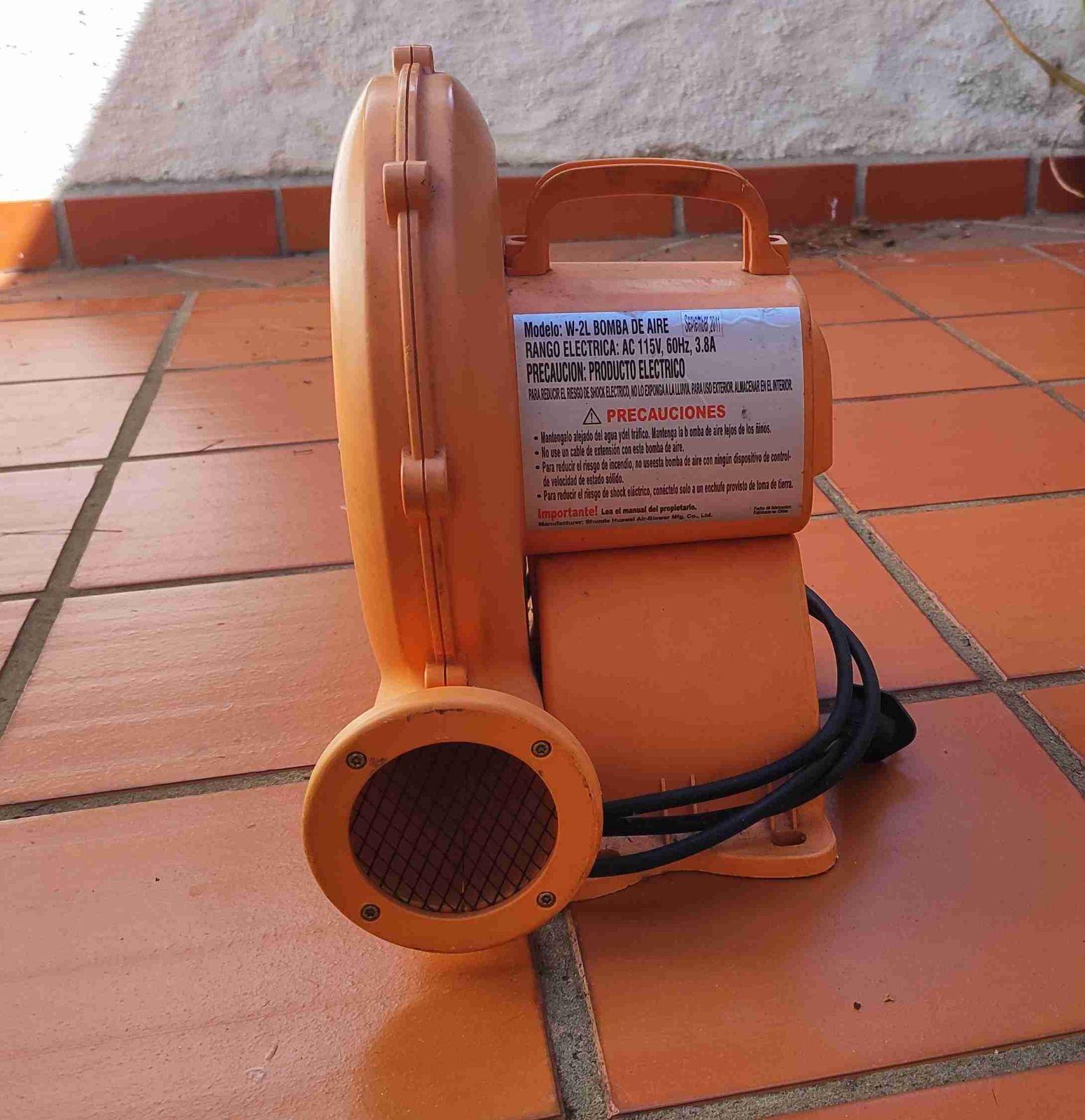 Bomba de aire tipo soplador naranja 430Watts, foto 2 de 3
