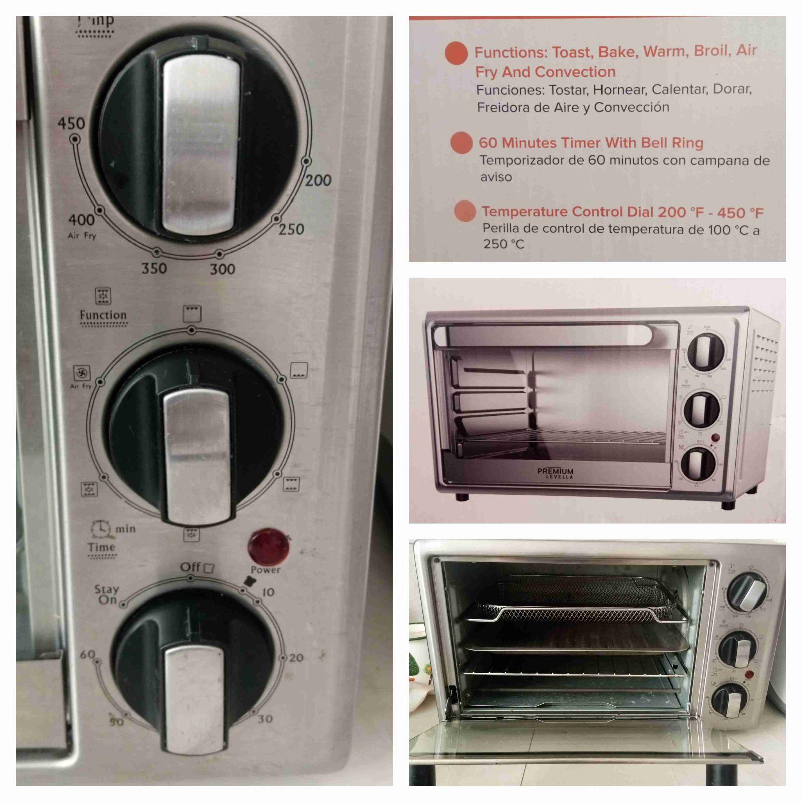 Horno Tostador con Freidora de Aire Premium Levella 23 L, foto 2 de 3