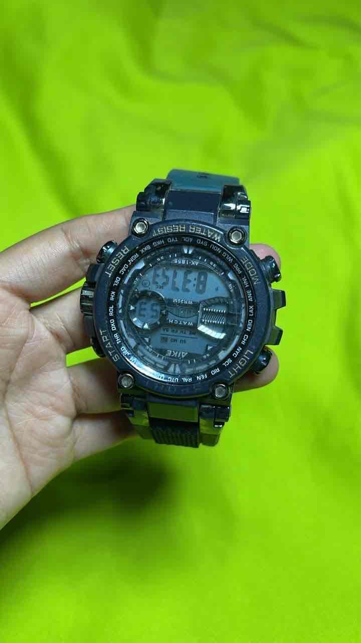 Reloj deportivo digital AIKE negro, foto 1 de 2