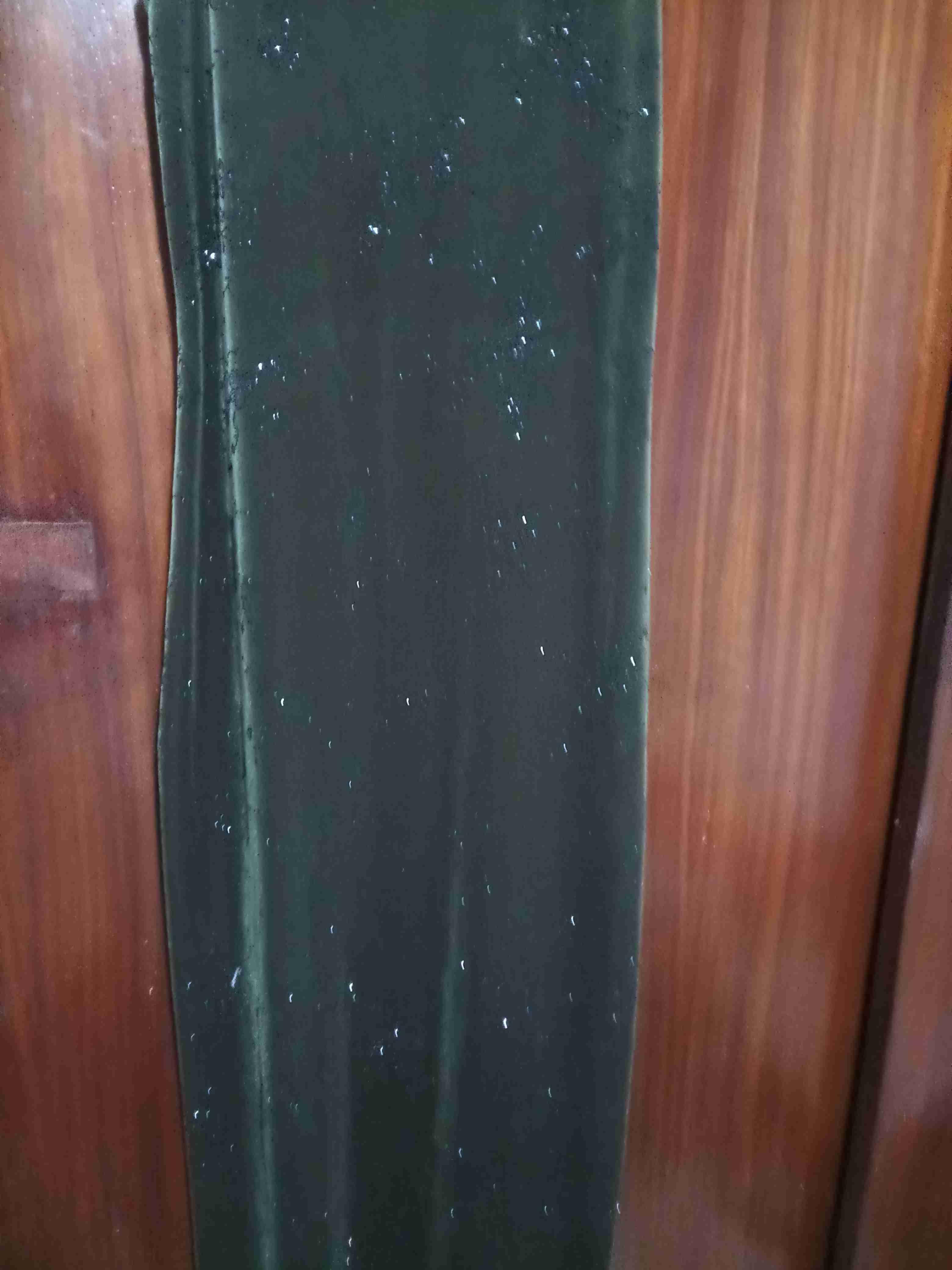 Vestido largo verde oliva oscuro, foto 4 de 6