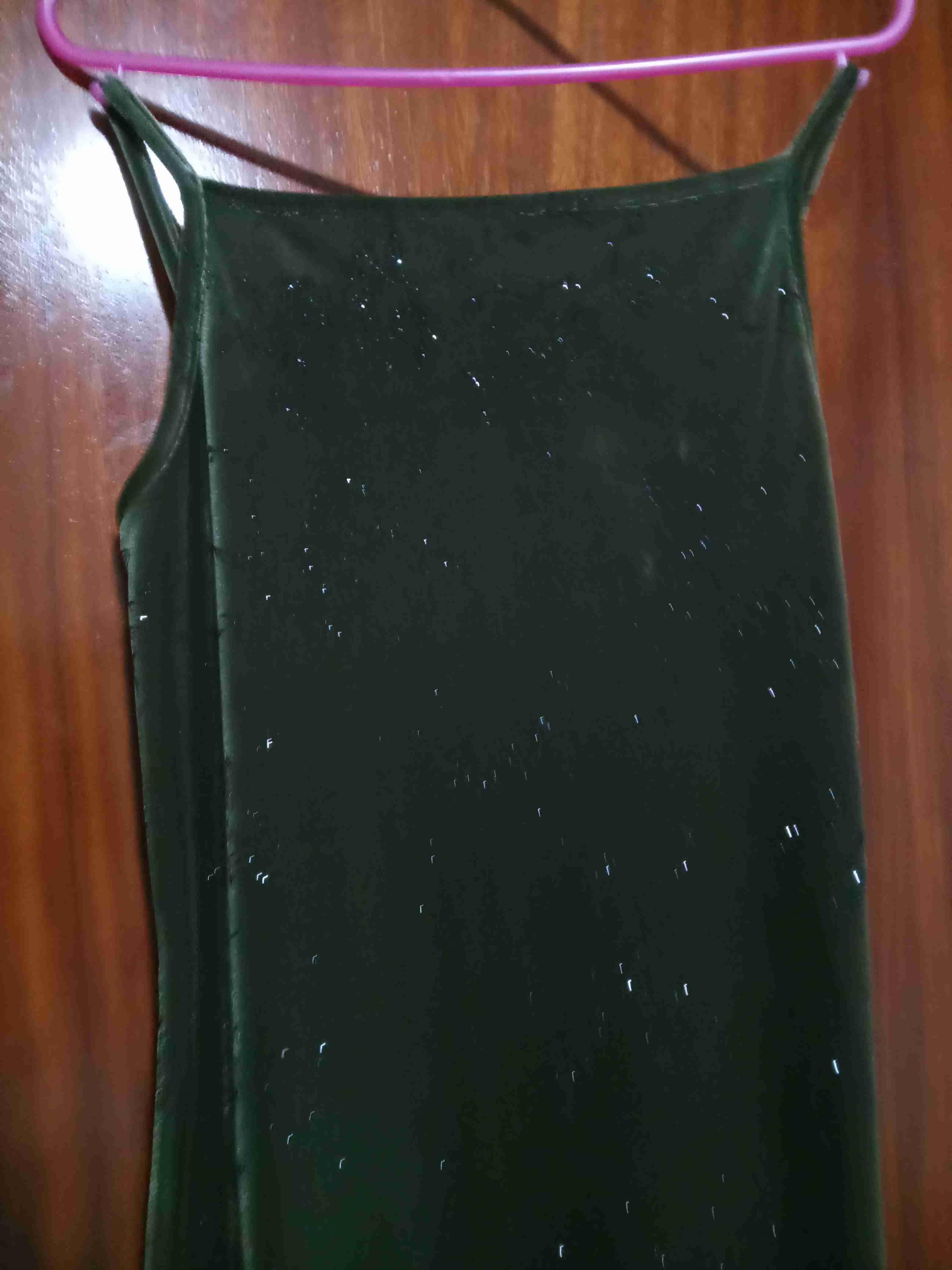 Vestido largo verde oliva oscuro, foto 3 de 6