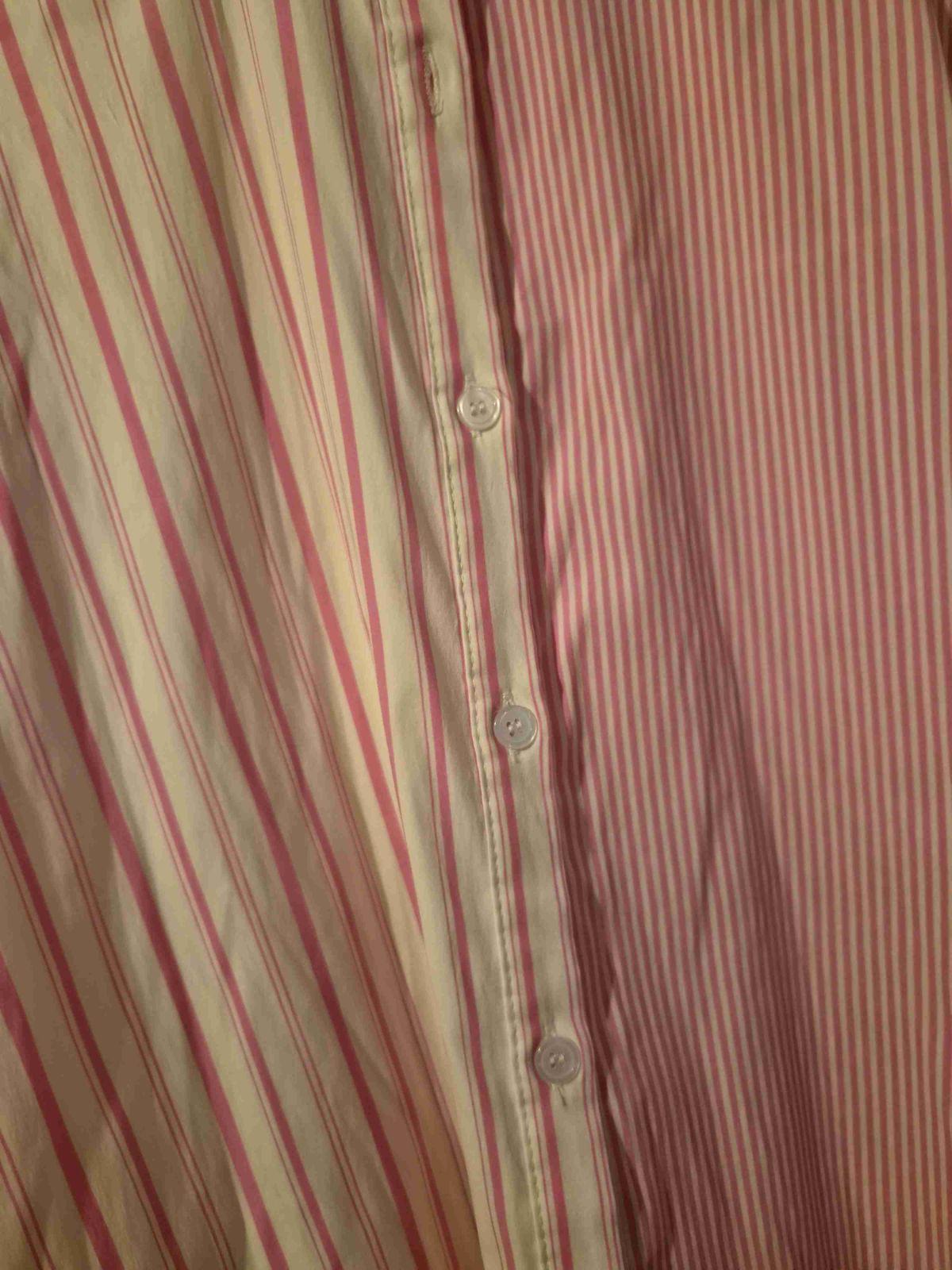 Camisa de vestir rosada y blanca de rayas Cafe7, foto 4 de 4