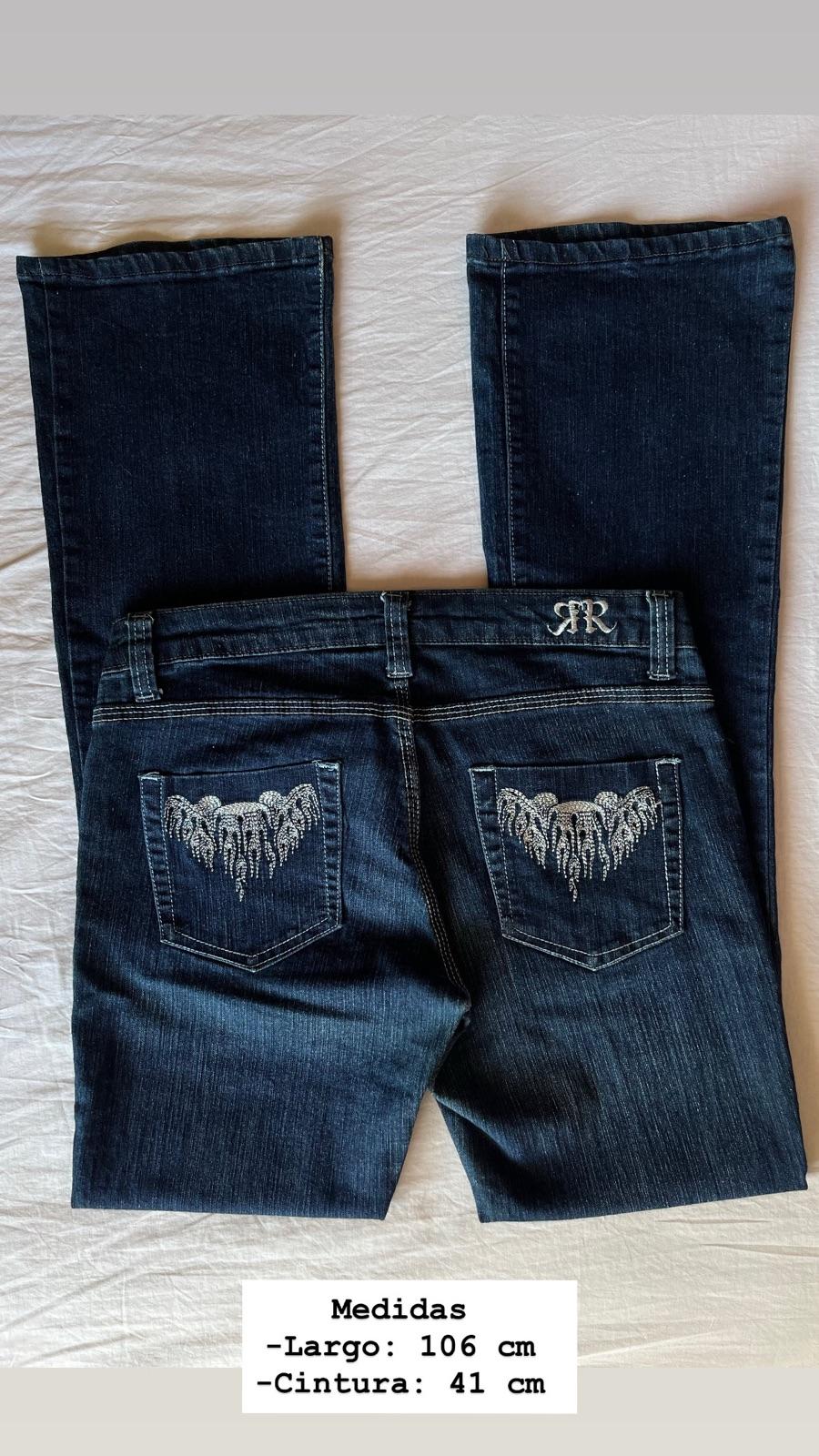 Jeans de mezclilla azules Rock Revival para mujer, foto 3 de 4