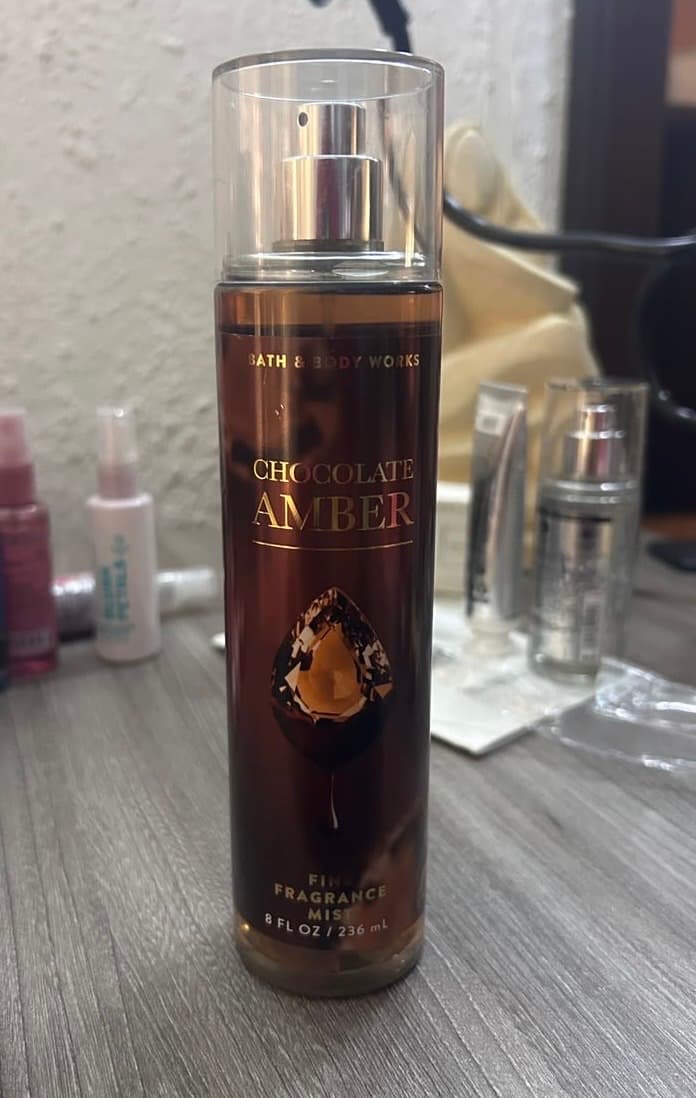 Splash Bath & Body Works Chocolate Amber 236ml, foto 1 de 1