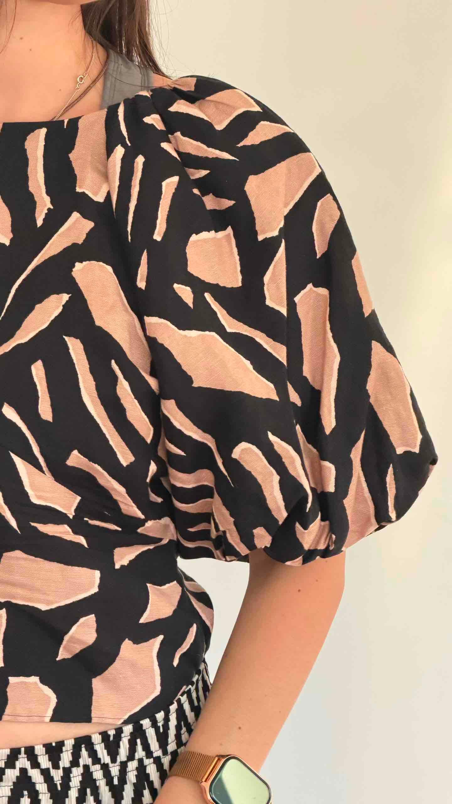 Blusa de Manga Globo ZARA, foto 2 de 3