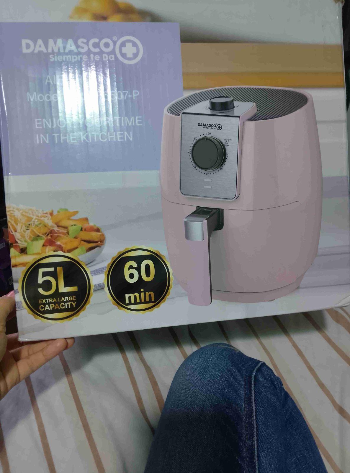 Air Fryer Freidora de Aire Damasco Rosada 5L, foto 8 de 8