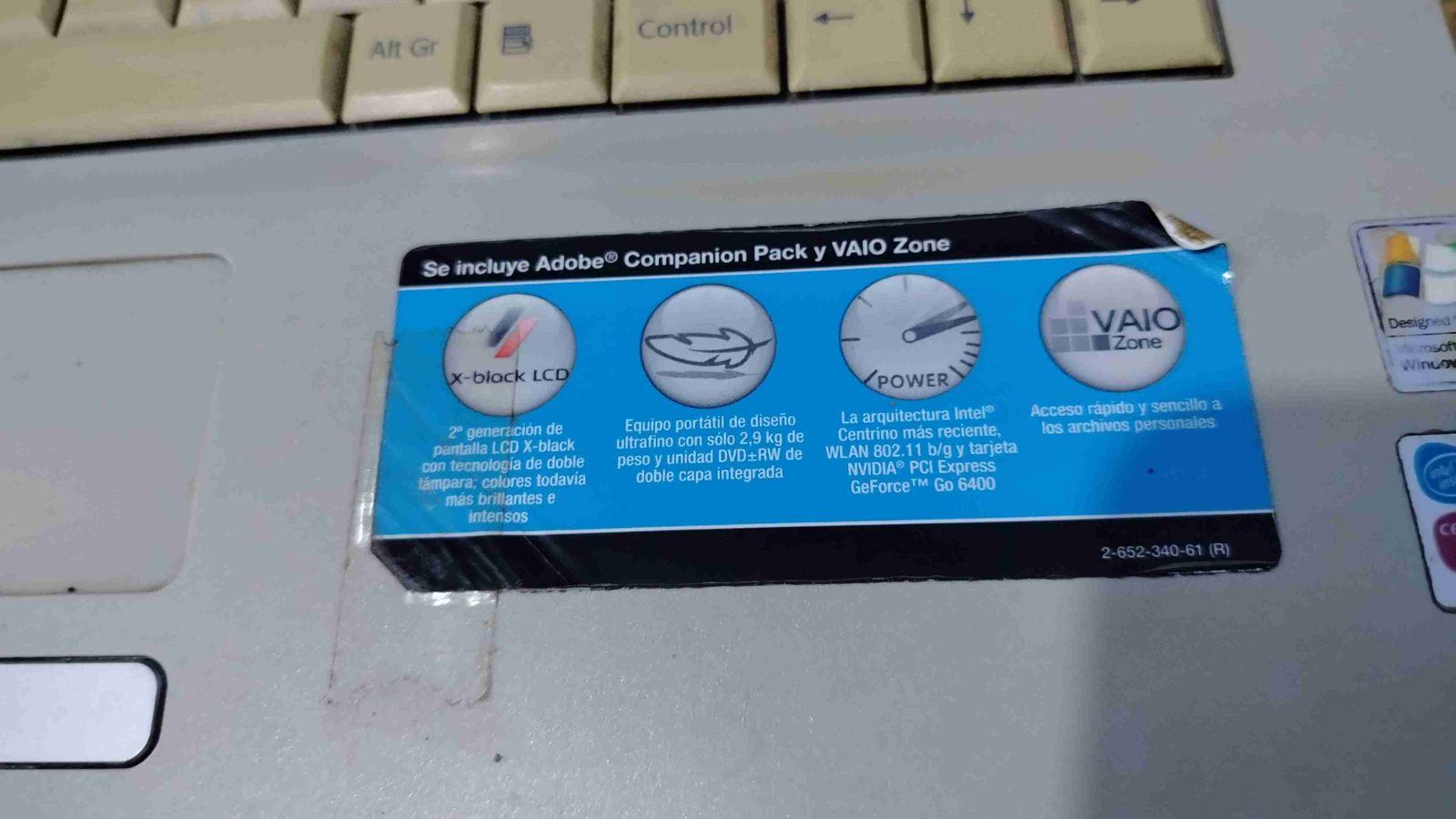 Laptop Sony Vaio VGN-FS315M, foto 5 de 5