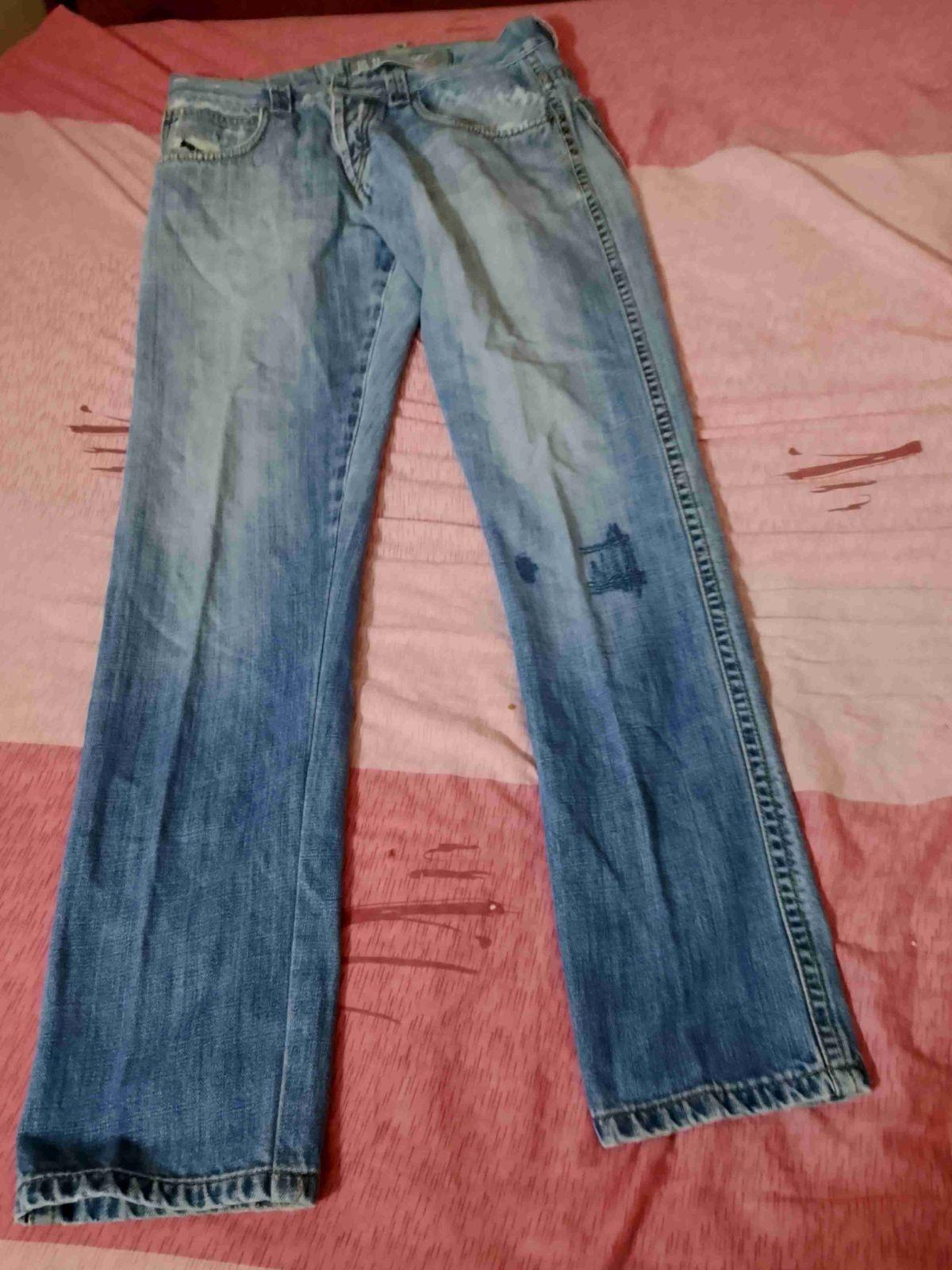 Pantalón de jean azul claro para hombre, foto 2 de 3