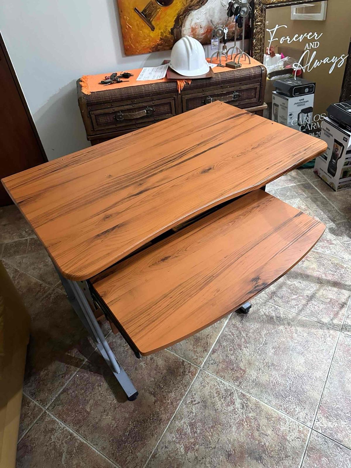 Escritorio Multifuncional para Computadora – Acabado Madera con Repisas, foto 4 de 8