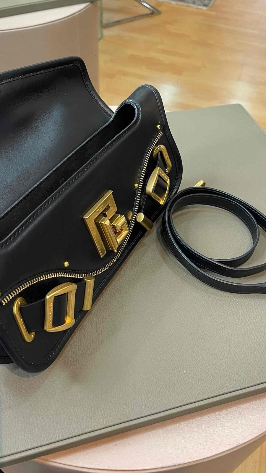 Cartera de Lujo Balmain Original color negro, foto 2 de 3