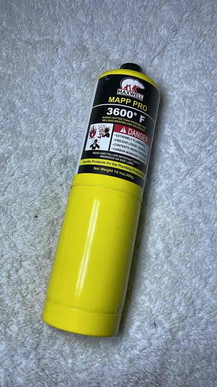 Cilindro de gas Mapp Pro Maxwell, foto 1 de 1