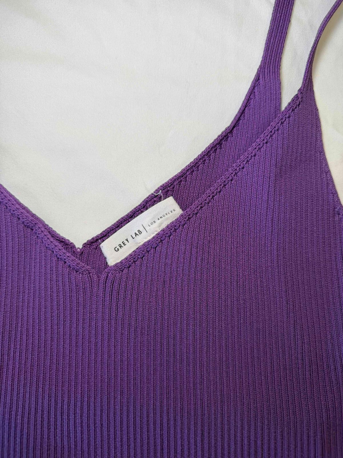 Top morado de tirantes Grey Lab talla S, foto 2 de 4