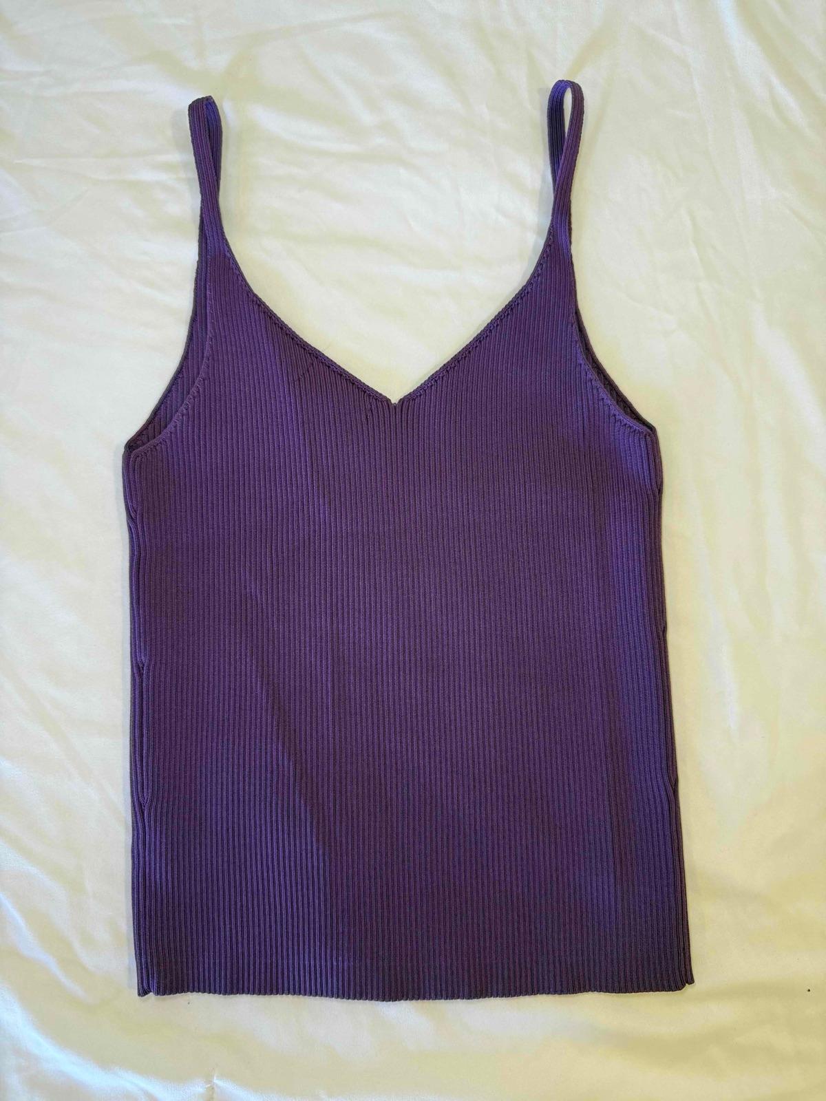 Top morado de tirantes Grey Lab talla S, foto 3 de 4