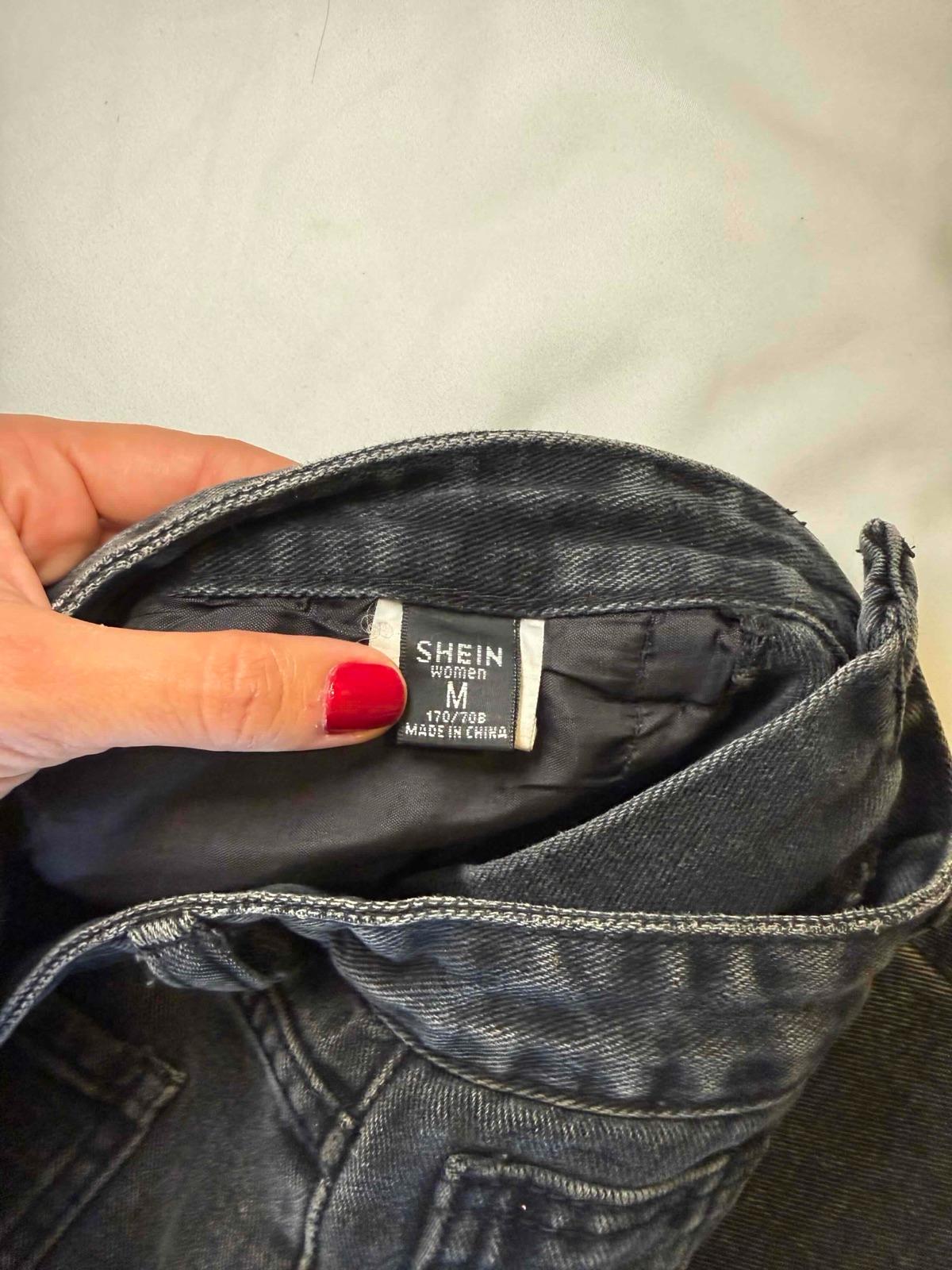 Jeans Shein Negro Talla M, foto 4 de 4