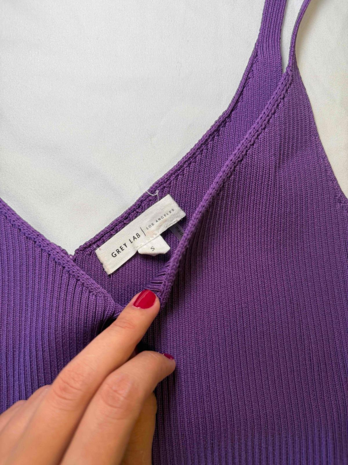 Top morado de tirantes Grey Lab talla S, foto 4 de 4