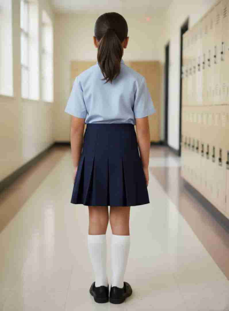 Falda shorts colegial azul marino, foto 5 de 5