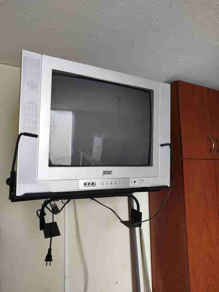 TV Jwin con antena de bigote y control incluye base aérea, foto 3 de 4