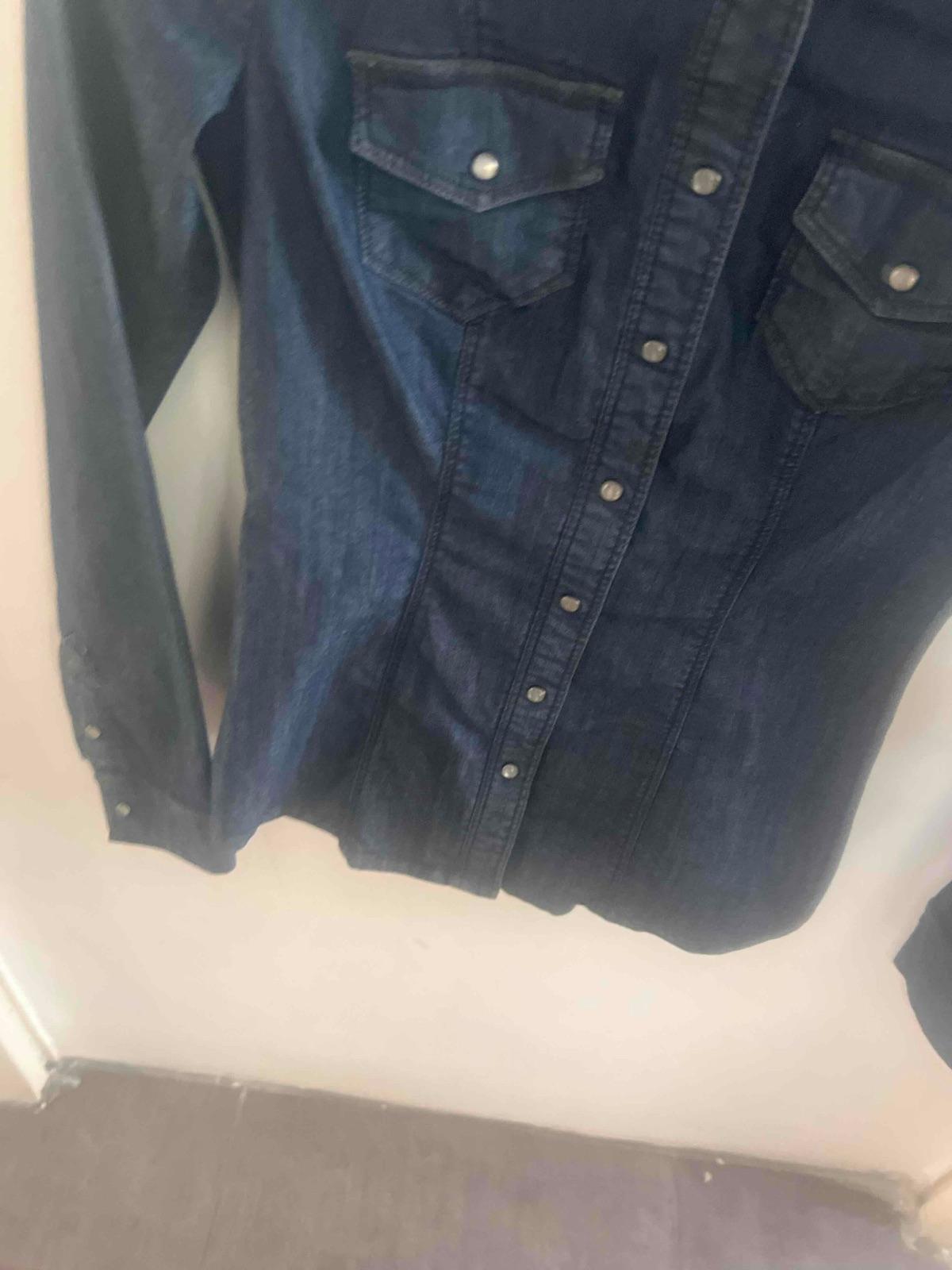 Camisa de Jeans Guess azul manga larga Talla XS, foto 5 de 7